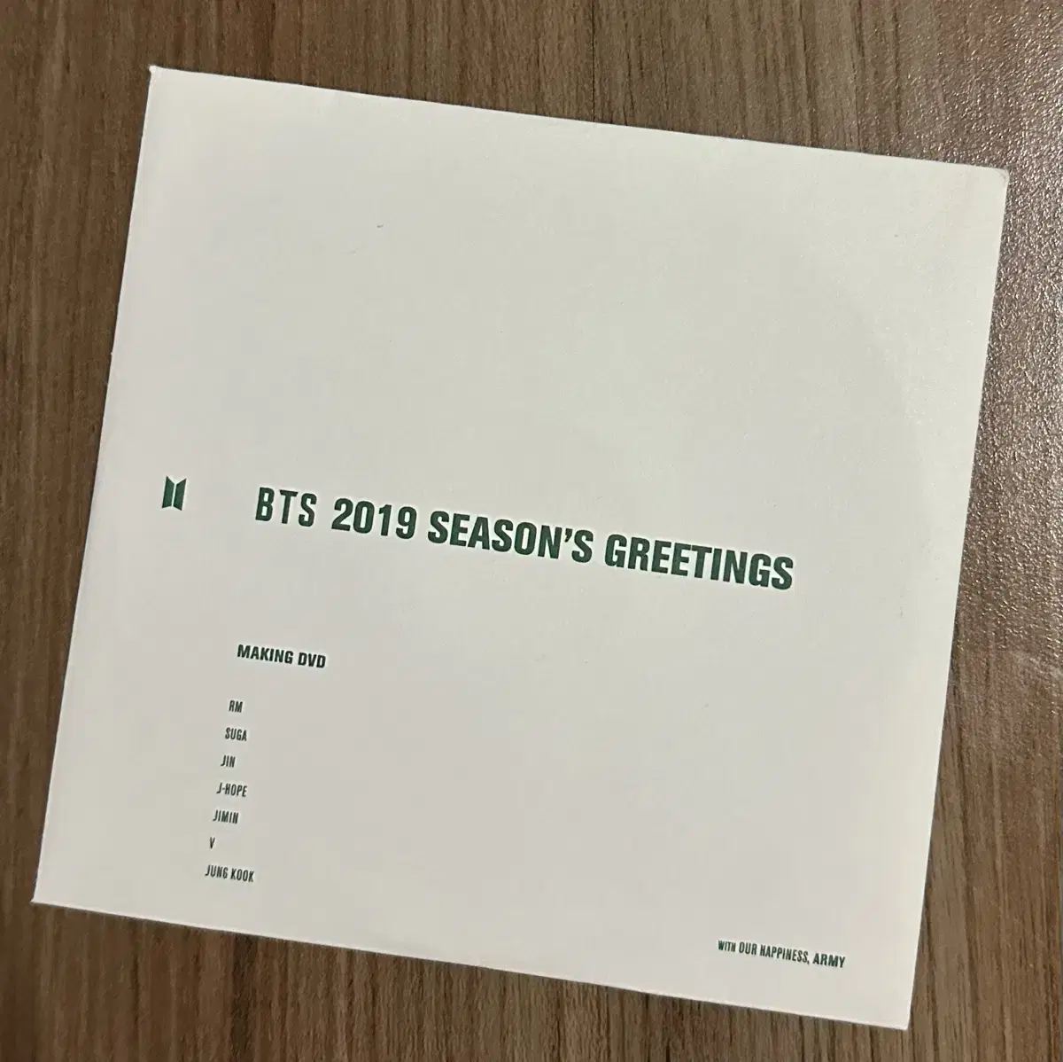 BTS 시즌그리팅 2019 CD only